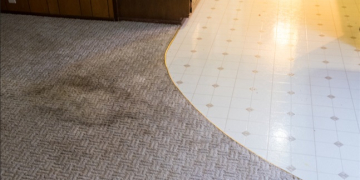 damaged carpet